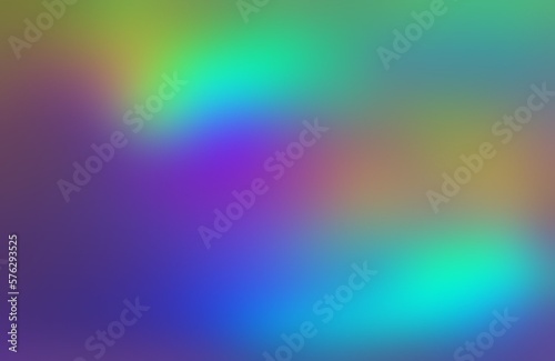 Colorful iridescent gradient gemstone glowing abstract blur texture.