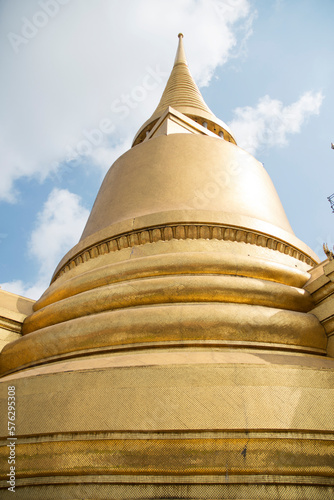 Phra Siratana Chedi in in the Grand Palace in Bangkok photo