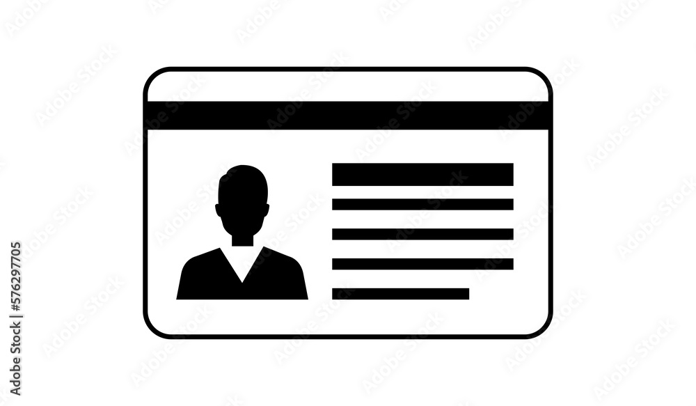 identity-card-identity-verification-card-id-card-with-silhouette