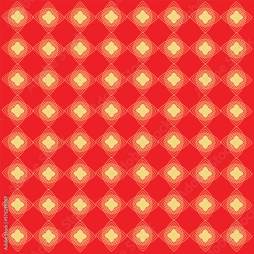 creative tangle pattern design with red background
