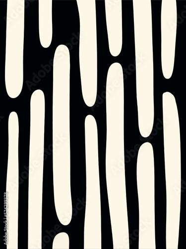 Black and white pattern, abstract background vector.