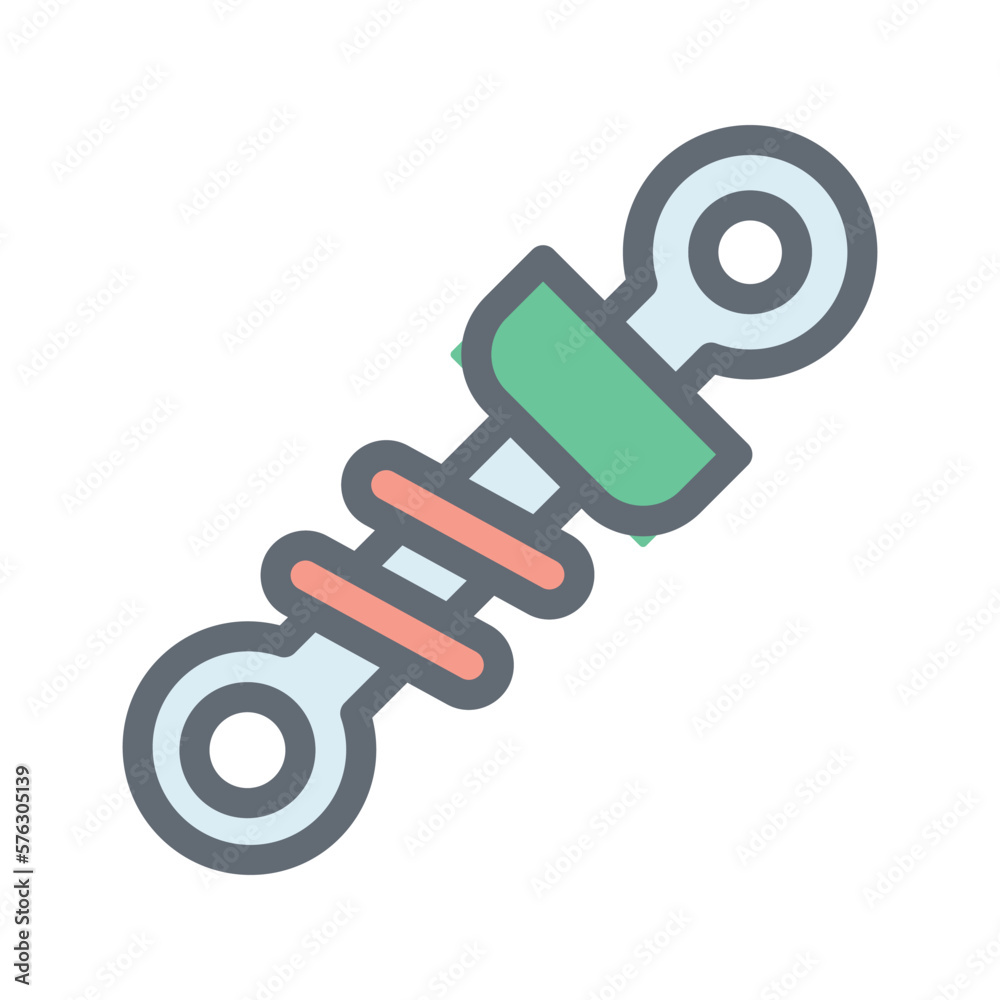 Car Shock Vector Fill Outline Icons. Simple stock illustration stock Car Shock Vector Fill Outline Icons. Simple stock illustration stock