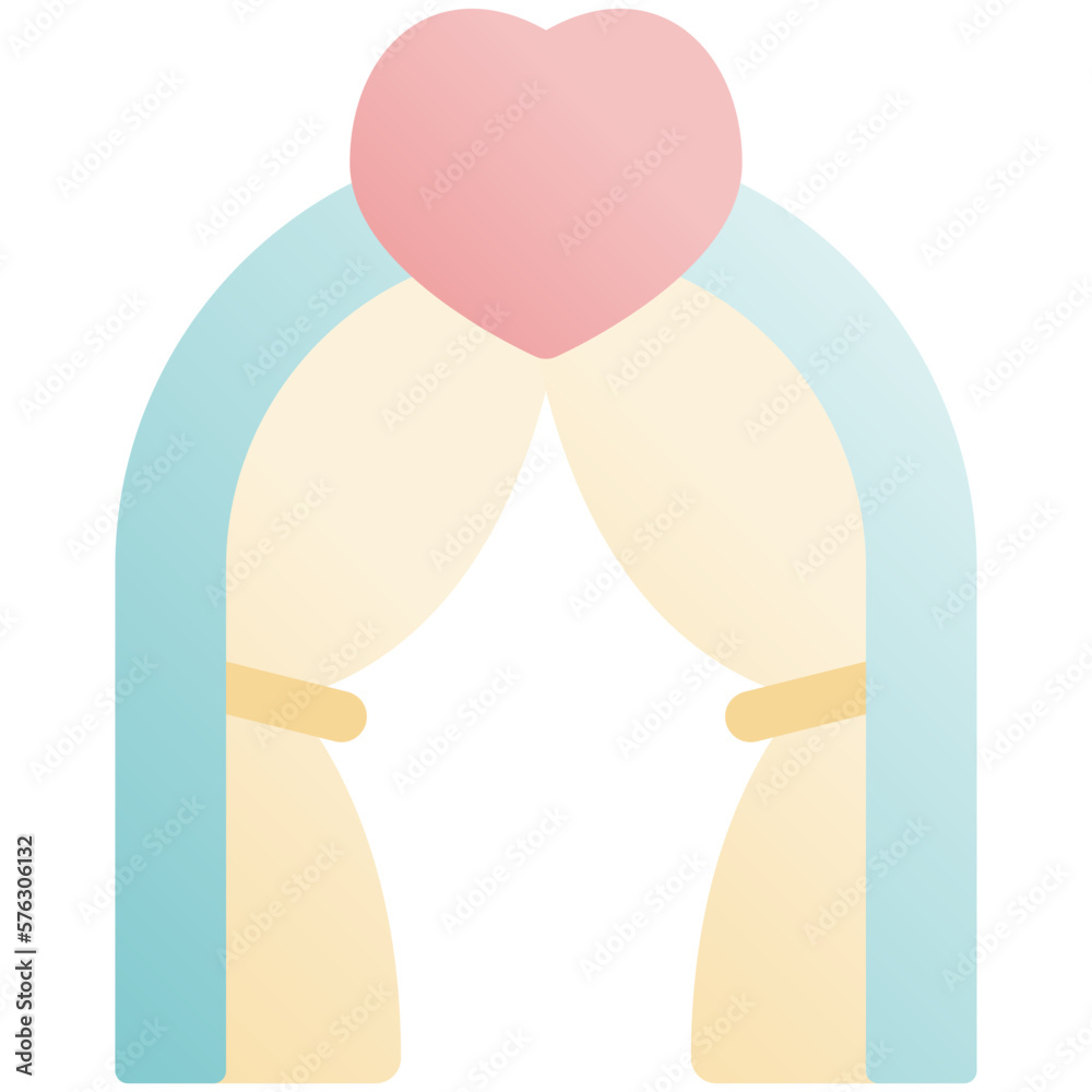 arch gradient icon arch gradient icon