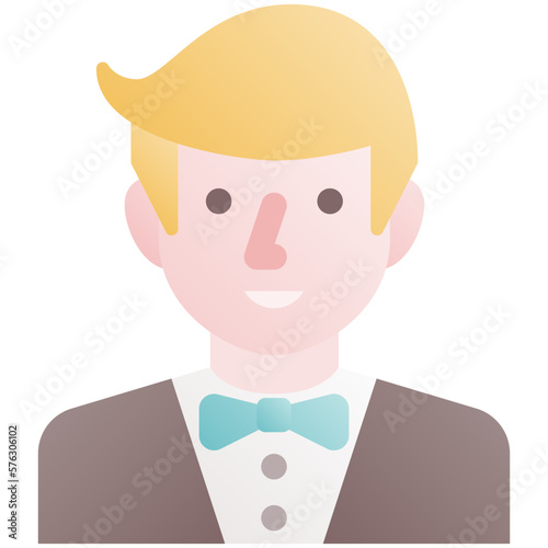groom gradient icon