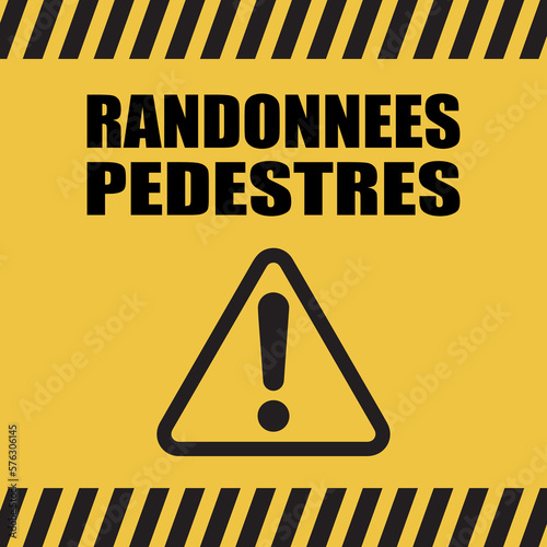 Logo randonnées pédestres.