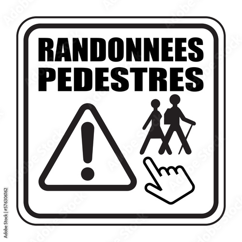 Logo randonnées pédestres.