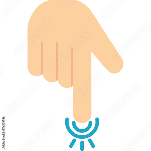 Pointing Down  Icon