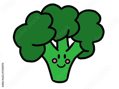 ブロッコリーのかわいいキャラクター