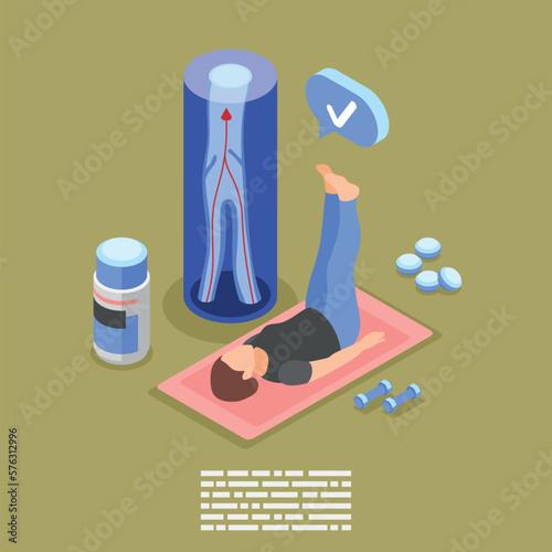 Varicose Veins Exercise Background