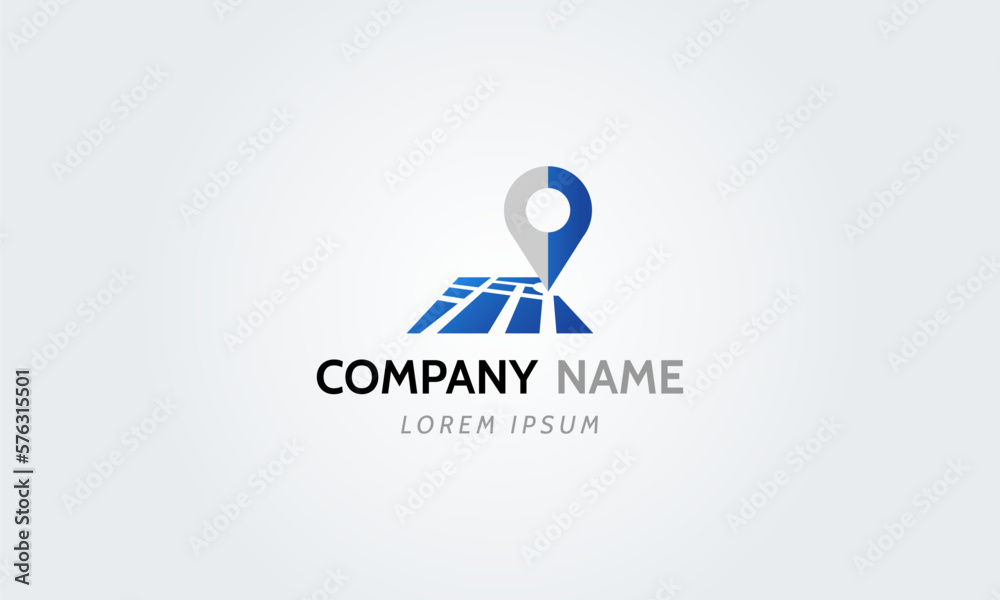 Logo point location, icon simple Pin, Vector illustration symbol design Logo point location, icon simple Pin, Vector illustration symbol design