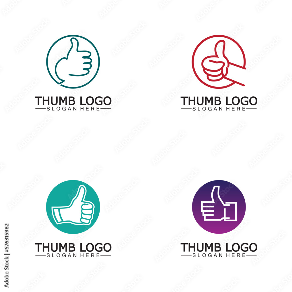 Thumb up concept logo template.Good symbol for your web site design, logo, app,Vector illustration. Thumb up concept logo template.Good symbol for your web site design, logo, app,Vector illustration.