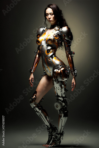 Android Robot Cyborg Girl