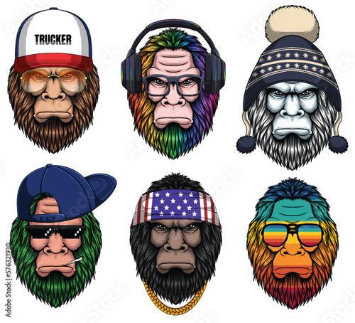 Bigfoot fashion set collection