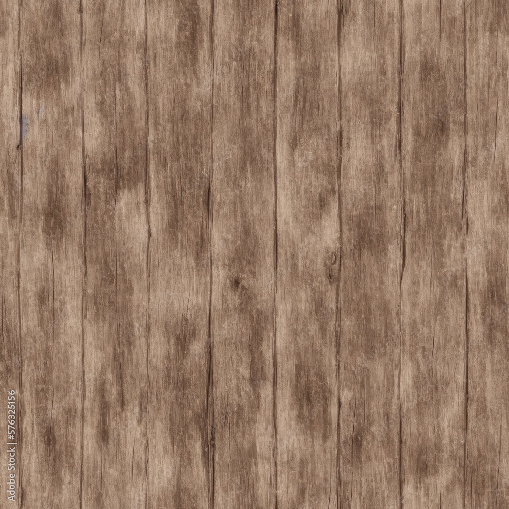 Naklejka premium Abstract seamless wooden pattern background, generative ai