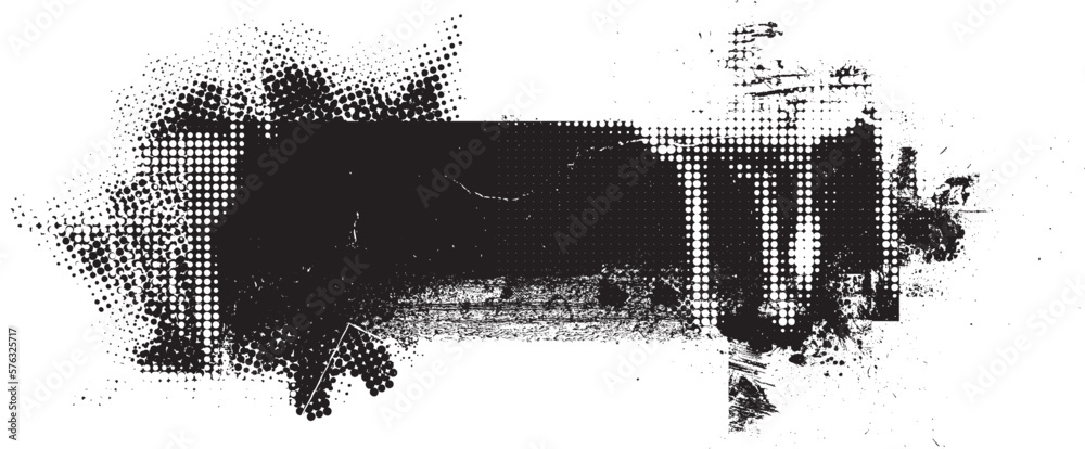 Splatter Paint Texture . Distress Grunge background . Scratch, Grain, Noise rectangle stamp . Black Spray Blot of Ink.Place illustration Over any Object to Create Grungy Effect .abstract vector.