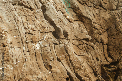 Wallpaper Mural Texture of rough brown rock cliff as natural background Torontodigital.ca