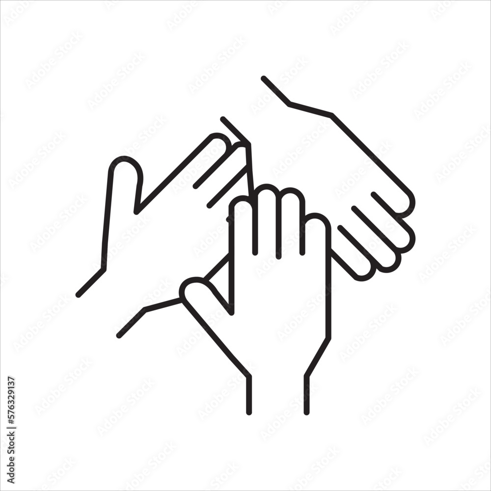teamwork icon vector illustration symbol teamwork icon vector illustration symbol