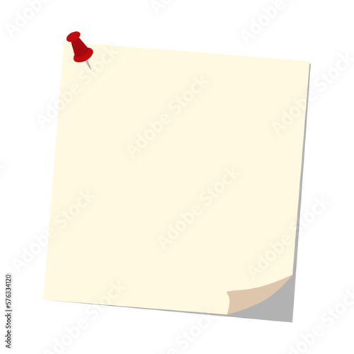 Paper Note Illustration