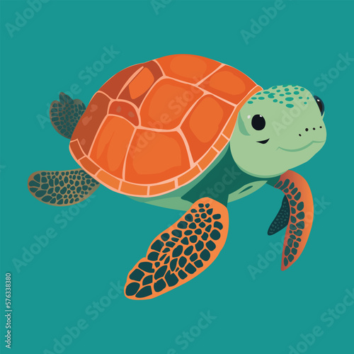little cute turtle
