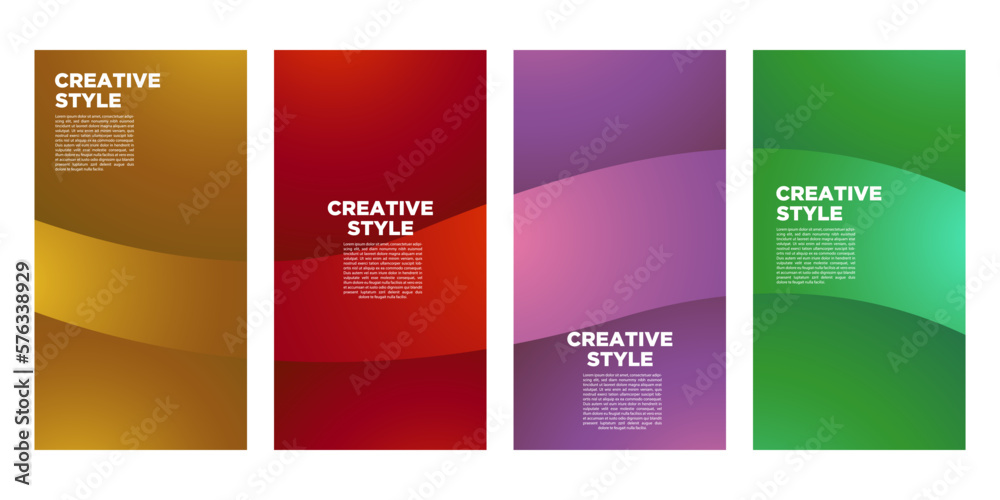 abstract liquid modern background template bundle. used for brochures, banners, advertising, business. vector illustration.
