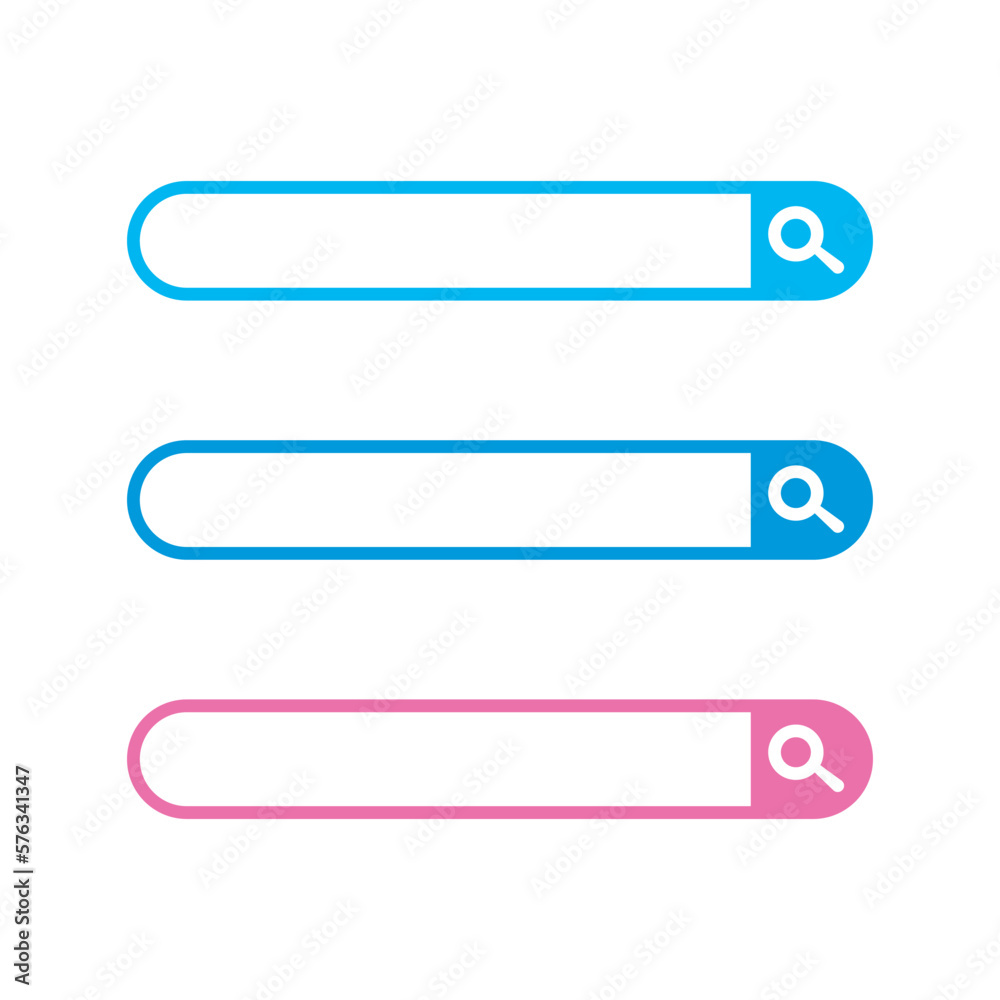 Set of a Search bar design element search bar modern design Set of a Search bar design element search bar modern design