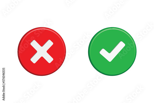 Check mark and approved 3d icon
