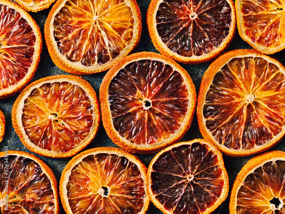 pattern of dried oranges pattern of dried oranges