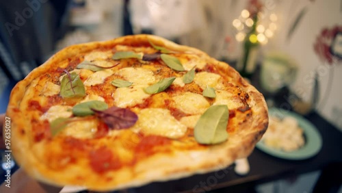 Wallpaper Mural chef cooking tasty margherita pizza	 Torontodigital.ca