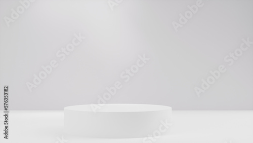 empty white box on white background  empty white box  empty white podium  concrete wall and floor  wall with floor  empty stage with spotlights for exhibit  empty stage with spotlights 