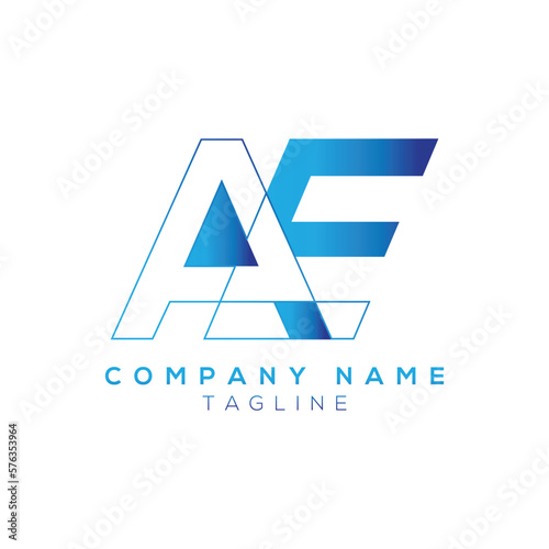 AE letter logo design logotype icon template Vector