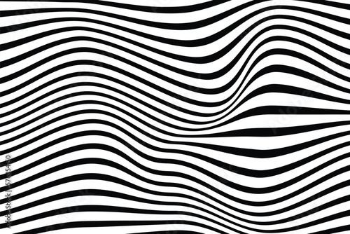 diagonal stripe wavy lines pattern. © Aminul