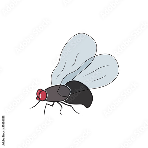 flies icon vector illustration template