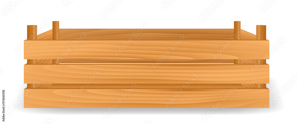 fruit wooden boxes realistic isolated on white - 3d illustration fruit wooden boxes realistic isolated on white - 3d illustration