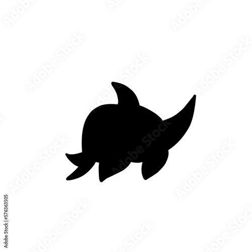 Silhouettes of dinosaurs
