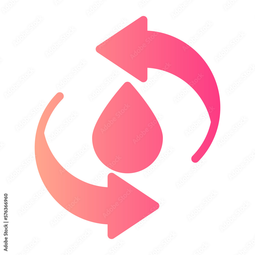 blood transfusion gradient icon blood transfusion gradient icon