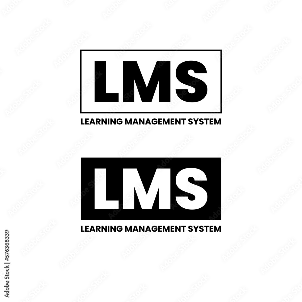 LMS learning management system text icon label sign design vector LMS learning management system text icon label sign design vector