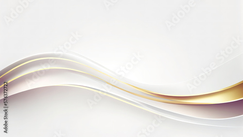 Abstract white wavy lines background.