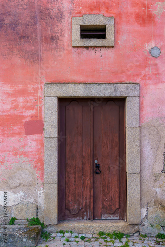 old graphic abstract of a weathered doorway © mikefoto58