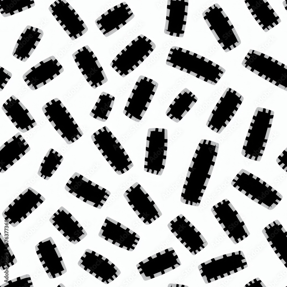 Abstract bold and colorful memphis style pattern, pale colors, generative ai Abstract bold and colorful memphis style pattern, pale colors, generative ai