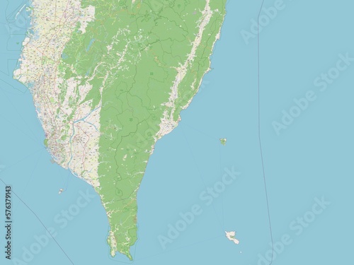 Taitung, Taiwan. OSM. No legend photo