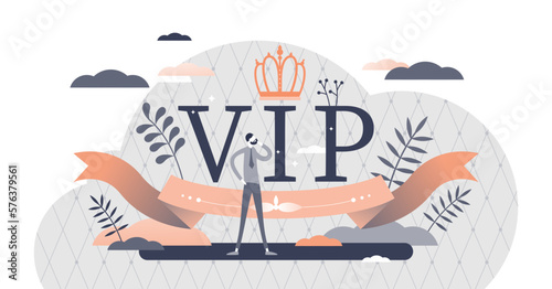 VIP luxury lifestyle with royal exclusive importance tiny persons concept, transparent background. Premium class event with entrance for rich famous people and celebrities illustration.