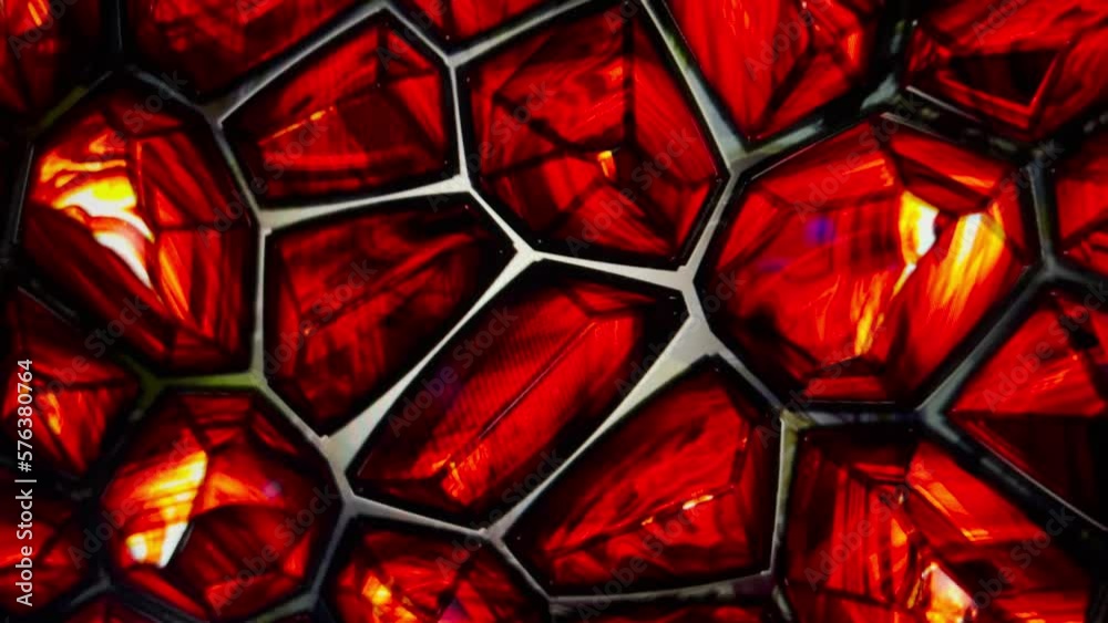 Red Glass Stones Animation Background Red Glass Stones Animation Background