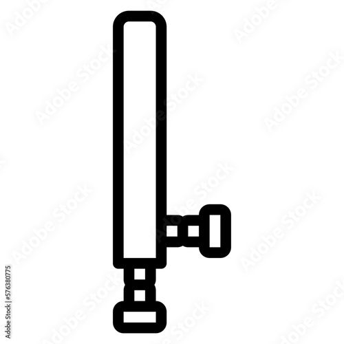 baton line icon style