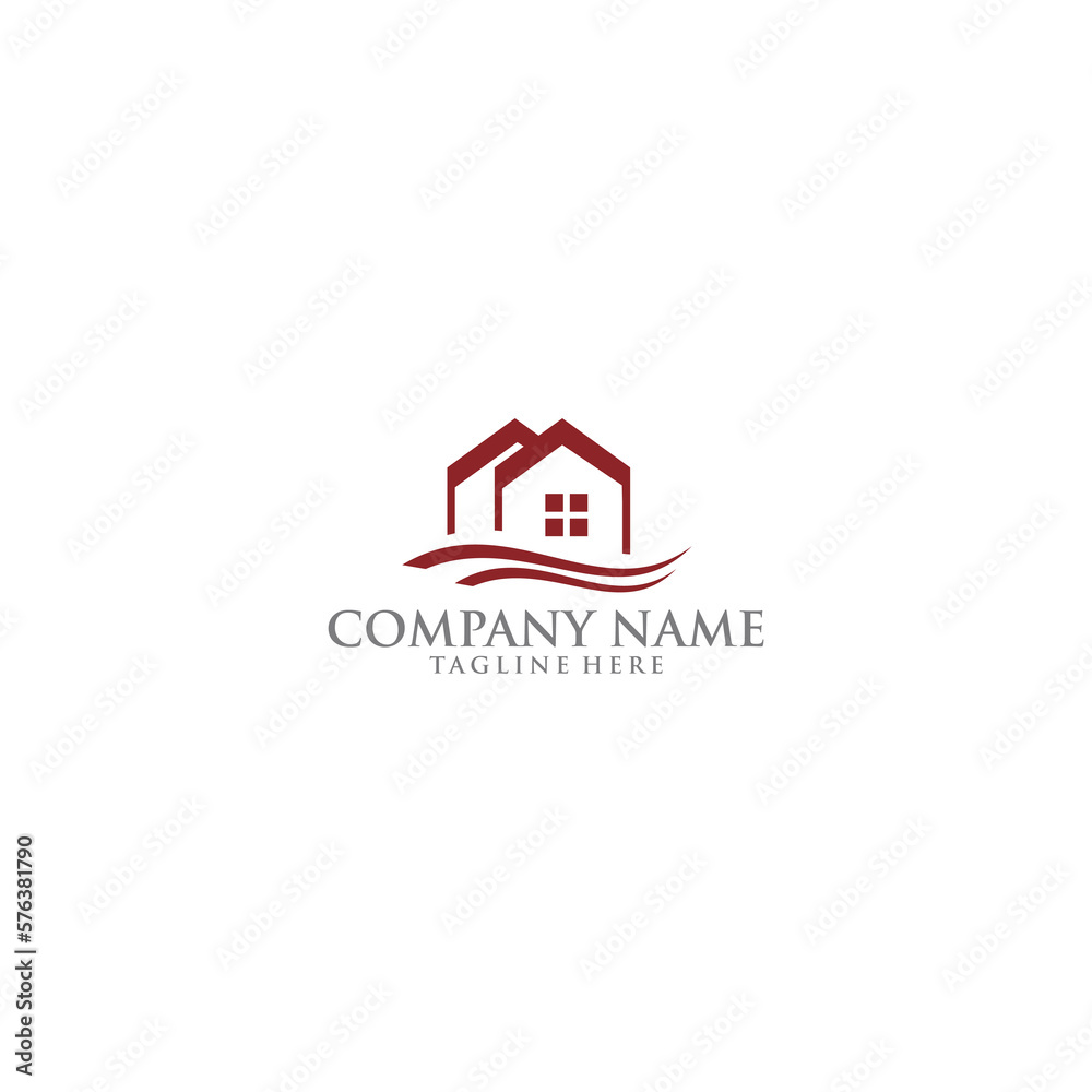 Building logo illustration graphic design vector in line art style. for branding, real estate, construction, home, and business cards Building logo illustration graphic design vector in line art style. for branding, real estate, construction, home, and business cards