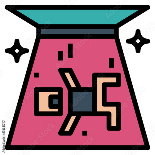 arrest filled outline icon style