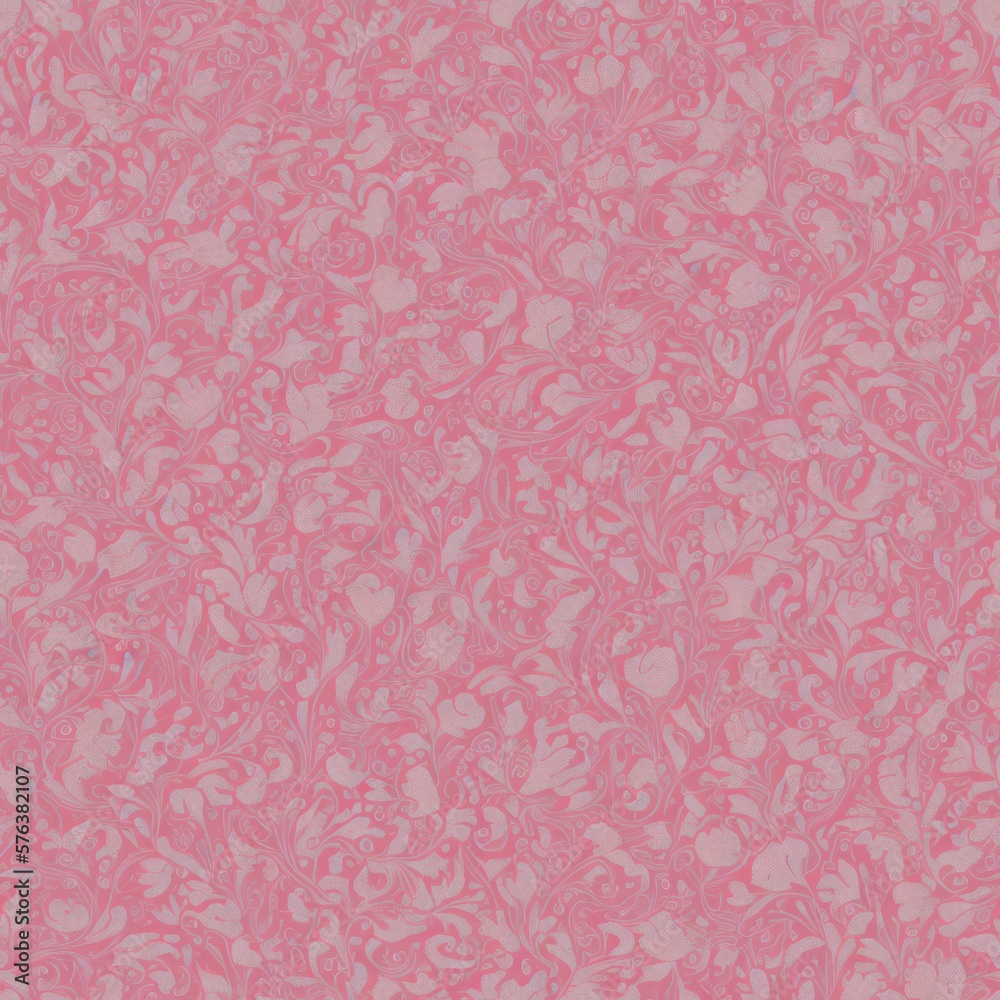 An abstract damask seamless pattern background in pale colors, generative ai An abstract damask seamless pattern background in pale colors, generative ai
