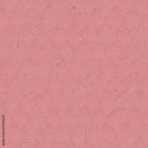 An abstract damask seamless pattern background in pale colors, generative ai © viperagp