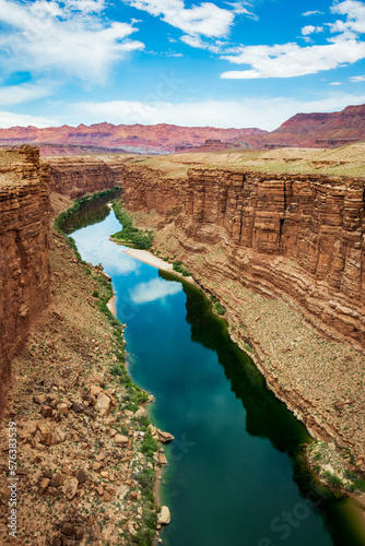 River Winding Through Vermilion Cliffs National Monument