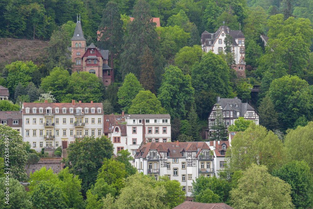 Fototapeta premium Heidelberg, Beautiful medieval city in Germany