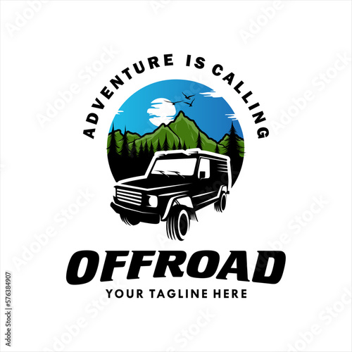 off road logo template design